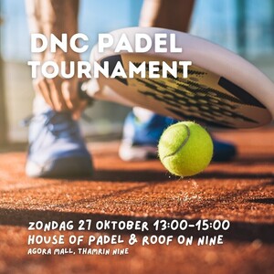 DNC Padel toernooi 27 oktober